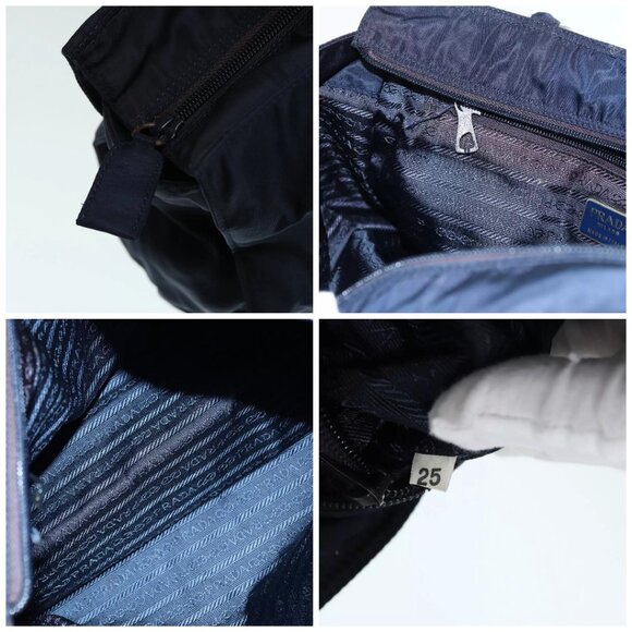 PRADA Hand Bag Nylon Navy Auth - Picture 15 of 16